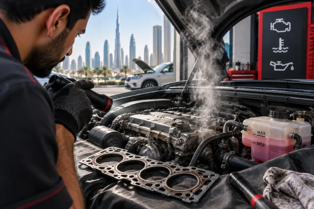 7 Warning Signs of a Failing Head Gasket in Dubai